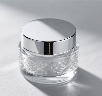 Glass Cosmetic Packaging Bottles Customized Printing for Skincare Creams Serums and Essential Oils Packaging Applications